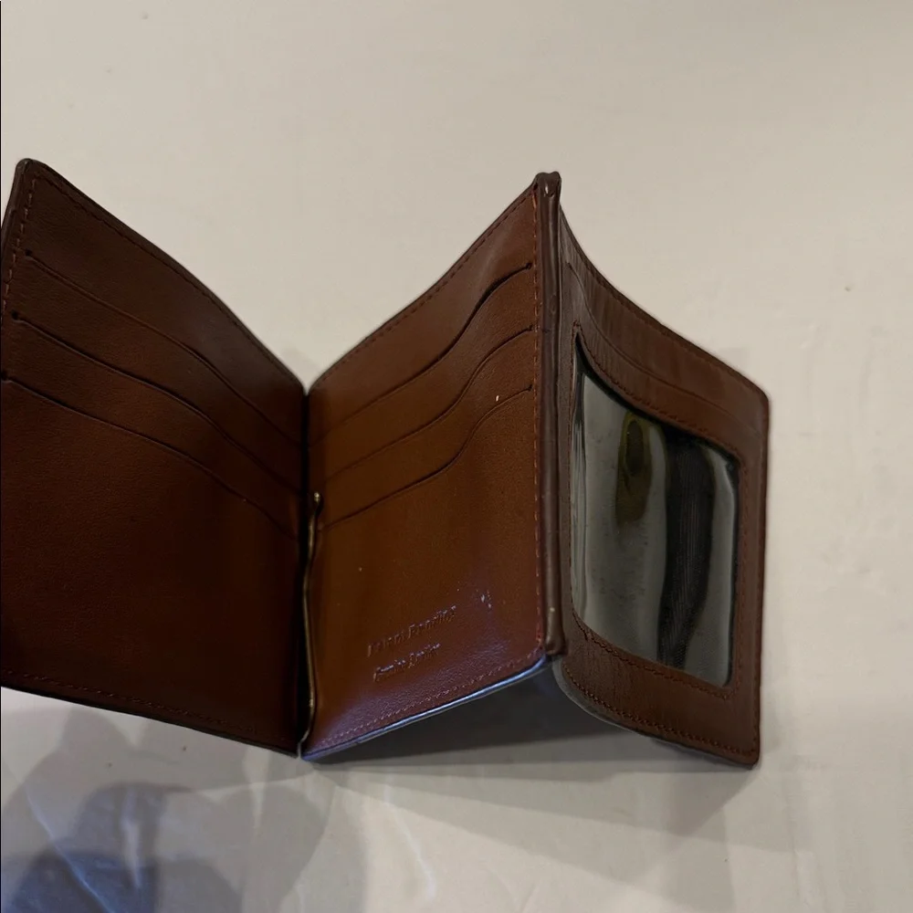 Steinhausen Brown Leather Money Clip wallet